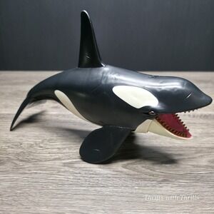 Vintage Toys R' US - Chap Mei Killer Whale 11" - Orca With Chomping Mouth